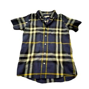 Burberry Short-sleeve Check Stretch Cotton ShirtPrice
